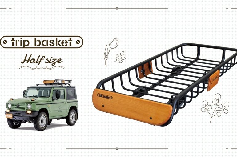 本日より販売開始！人気のルーフラック DAMD trip basket のハーフ